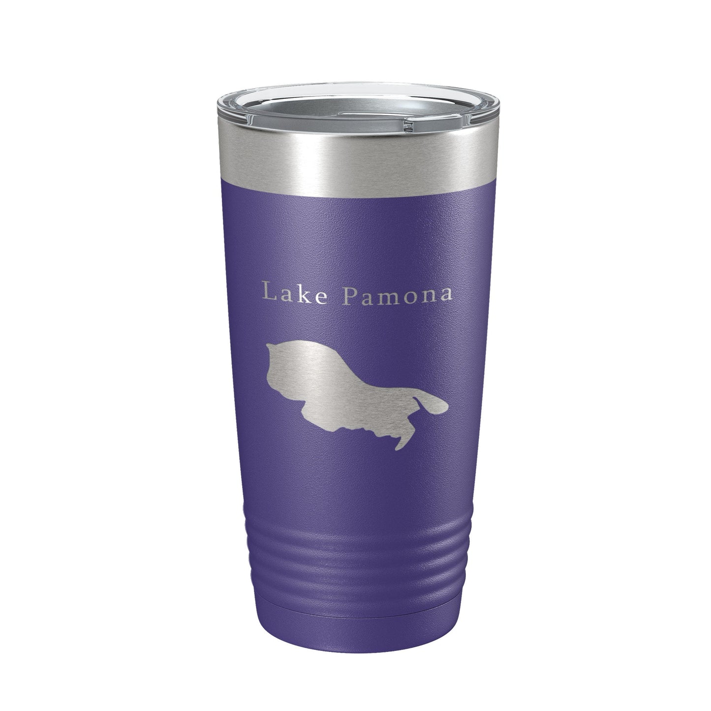 Lake Pamona Map Tumbler Travel Mug Insulated Laser Engraved Coffee Cup Georgia 20 oz-15