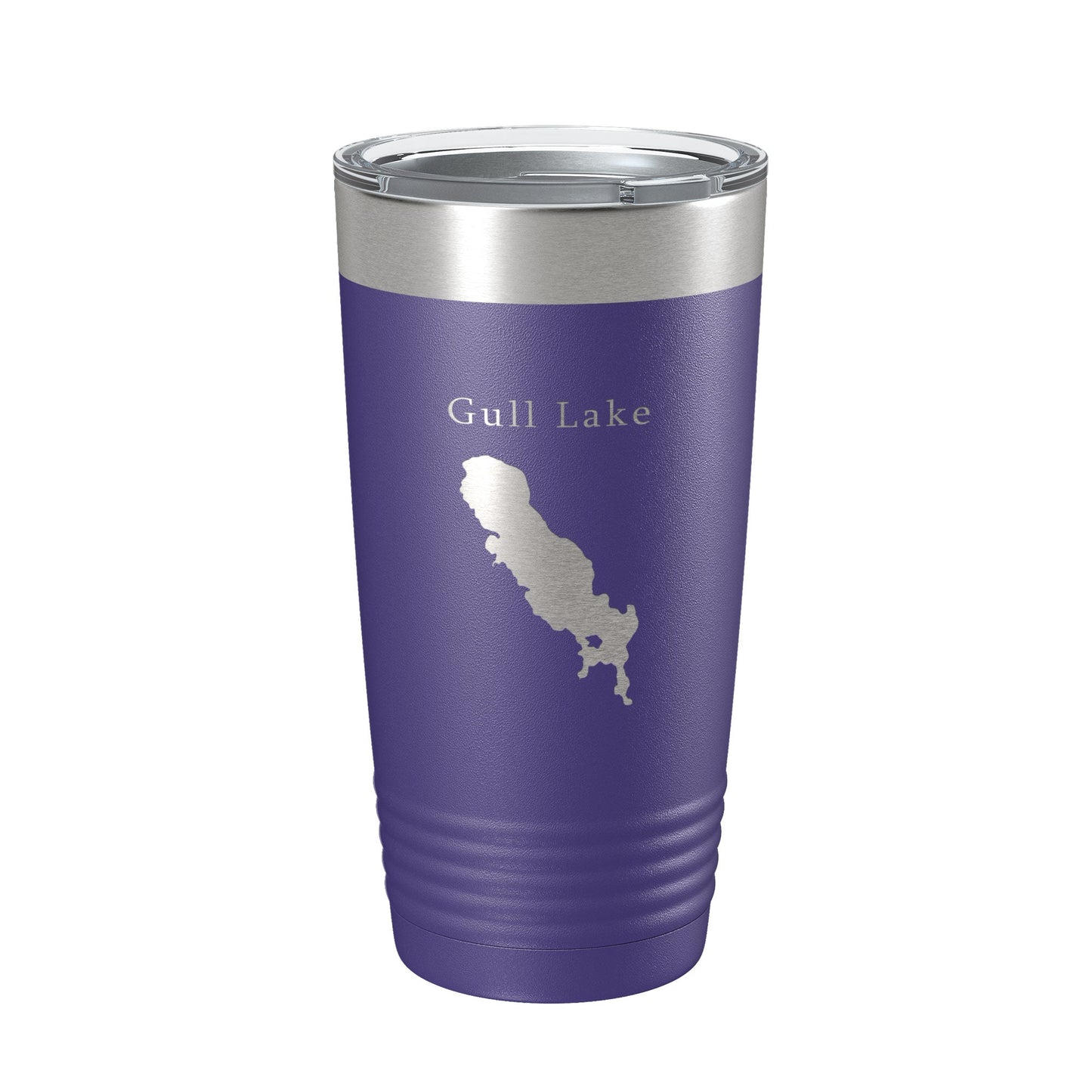 Gull Lake Map Tumbler Travel Mug Insulated Laser Engraved Coffee Cup Michigan 20 oz-15