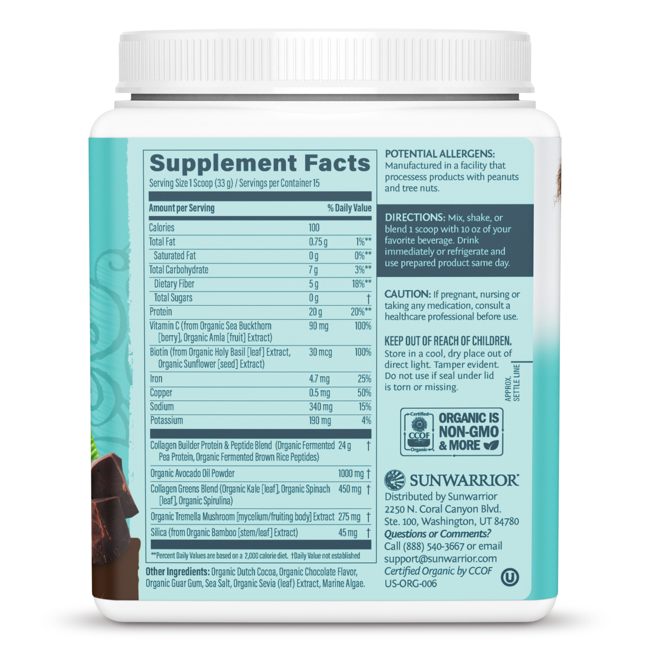SUNWAR COLLAGEN CHOCOLAT ( 1 X 17.6 OZ   )-1