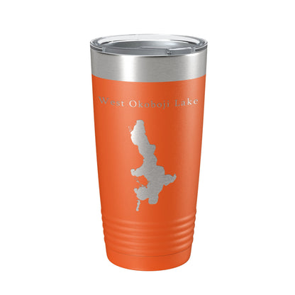 West Okoboji Lake Map Tumbler Travel Mug Insulated Laser Engraved Coffee Cup Iowa 20 oz-17