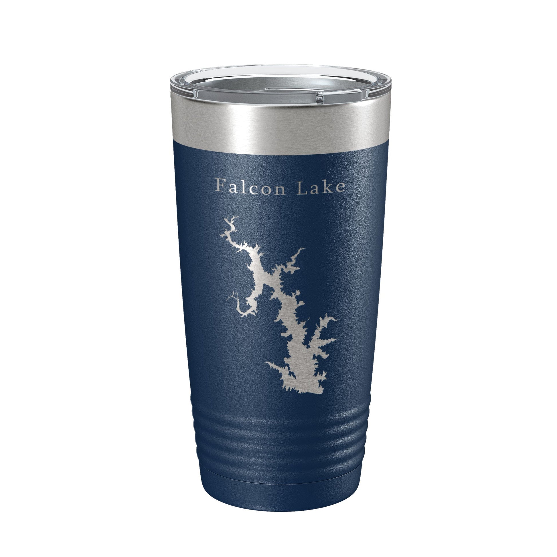 Falcon Lake International Reservoir Lago Map Tumbler Travel Mug Insulated Laser Engraved Coffee Cup Texas 20 oz-2
