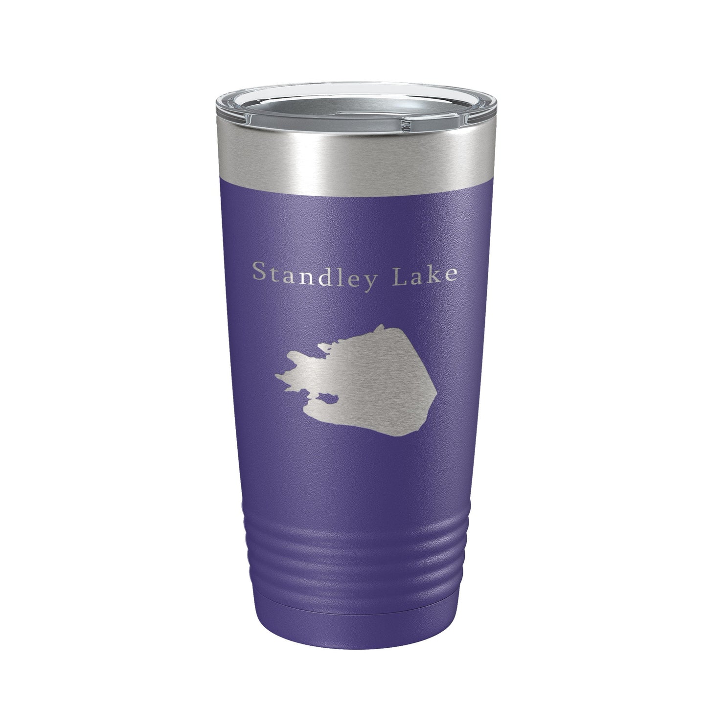 Standley Lake Map Tumbler Travel Mug Insulated Laser Engraved Coffee Cup Colorado 20 oz-15