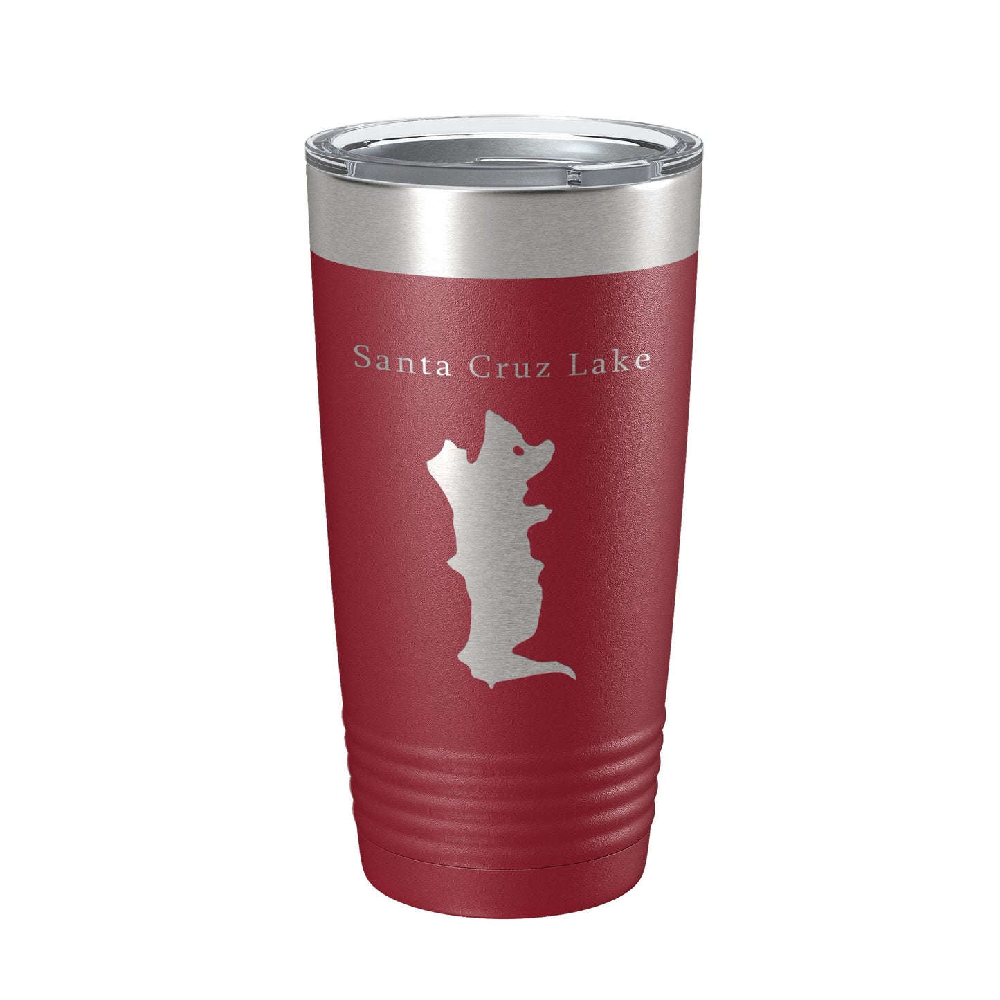 Santa Cruz Lake Map Tumbler Travel Mug Insulated Laser Engraved Coffee Cup New Mexico 20 oz-18