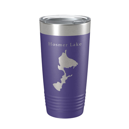 Hosmer Lake Map Tumbler Travel Mug Insulated Laser Engraved Coffee Cup Oregon 20 oz-15