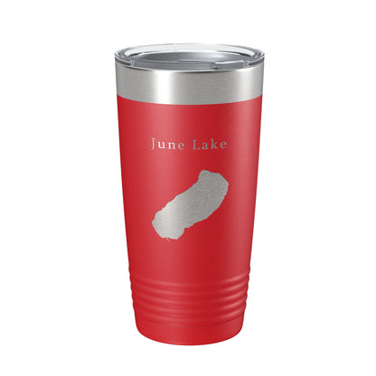 June Lake Map Tumbler Travel Mug Insulated Laser Engraved Coffee Cup California 20 oz-10