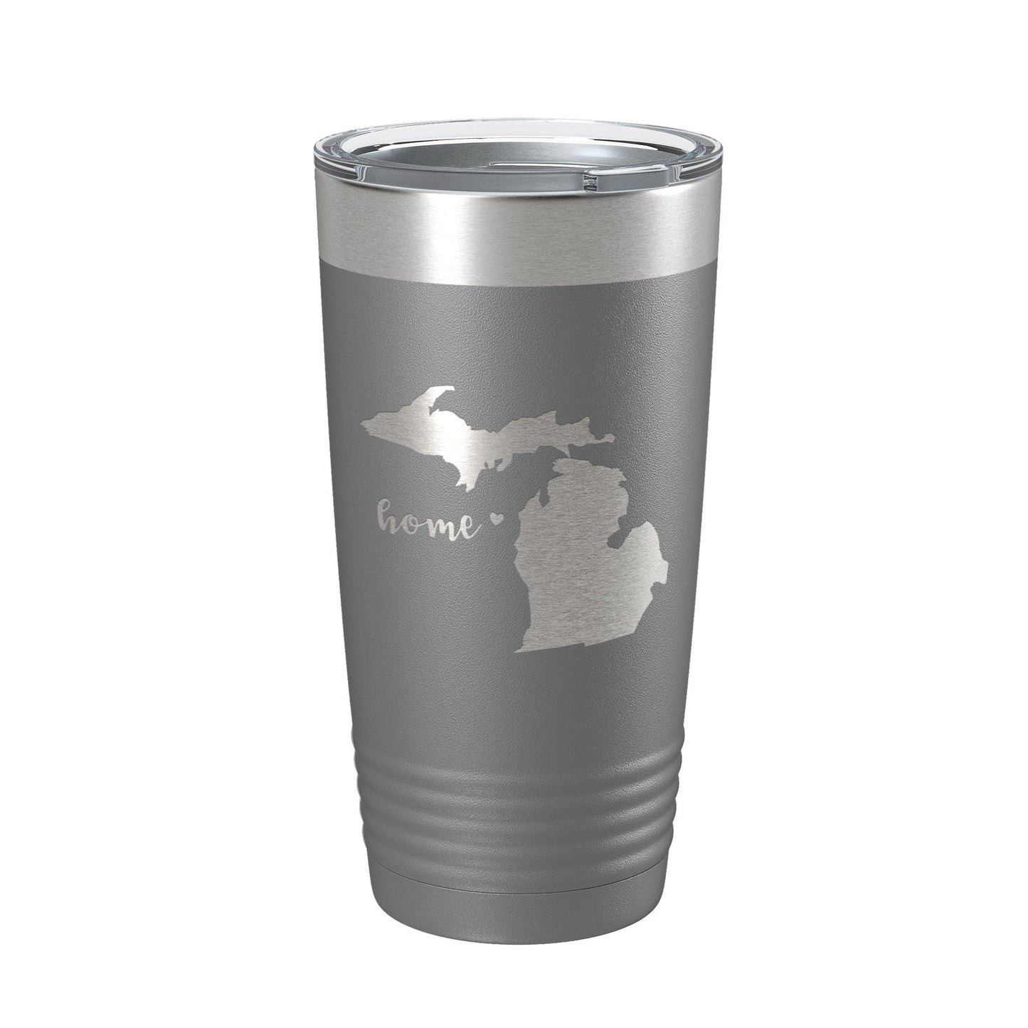 Michigan Tumbler Home State Travel Mug Insulated Laser Engraved Map Coffee Cup 20 oz-16