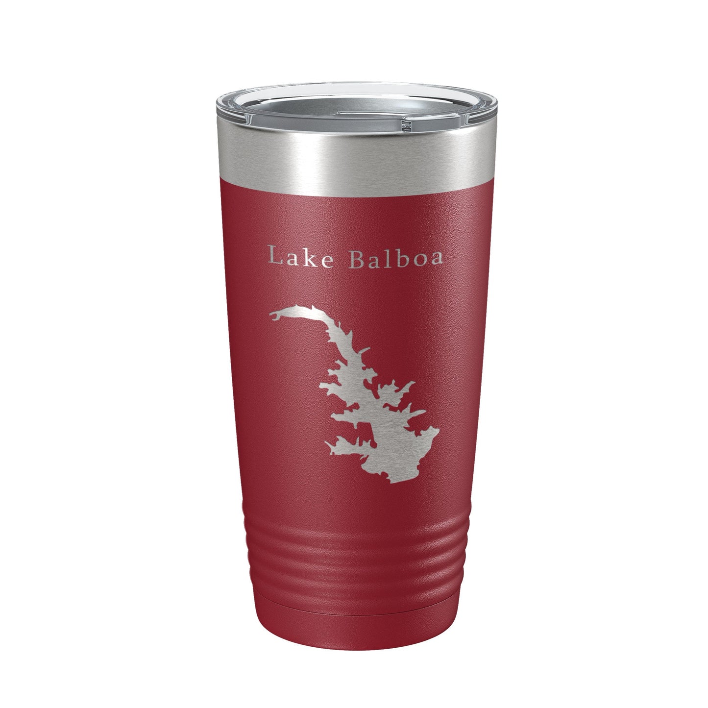 Lake Balboa Map Tumbler Travel Mug Insulated Laser Engraved Coffee Cup Hot Springs Village Arkansas 20 oz-18