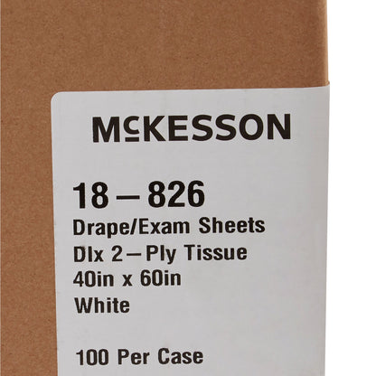 General Purpose Drape McKesson Physical Exam Drape 40 W X 60 L Inch NonSterile