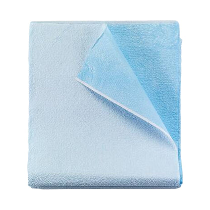 Stretcher Sheet McKesson Flat 40 W X 90 L Inch Blue 50% Cellulose Tissue / 50% Polyethylene Film Disposable