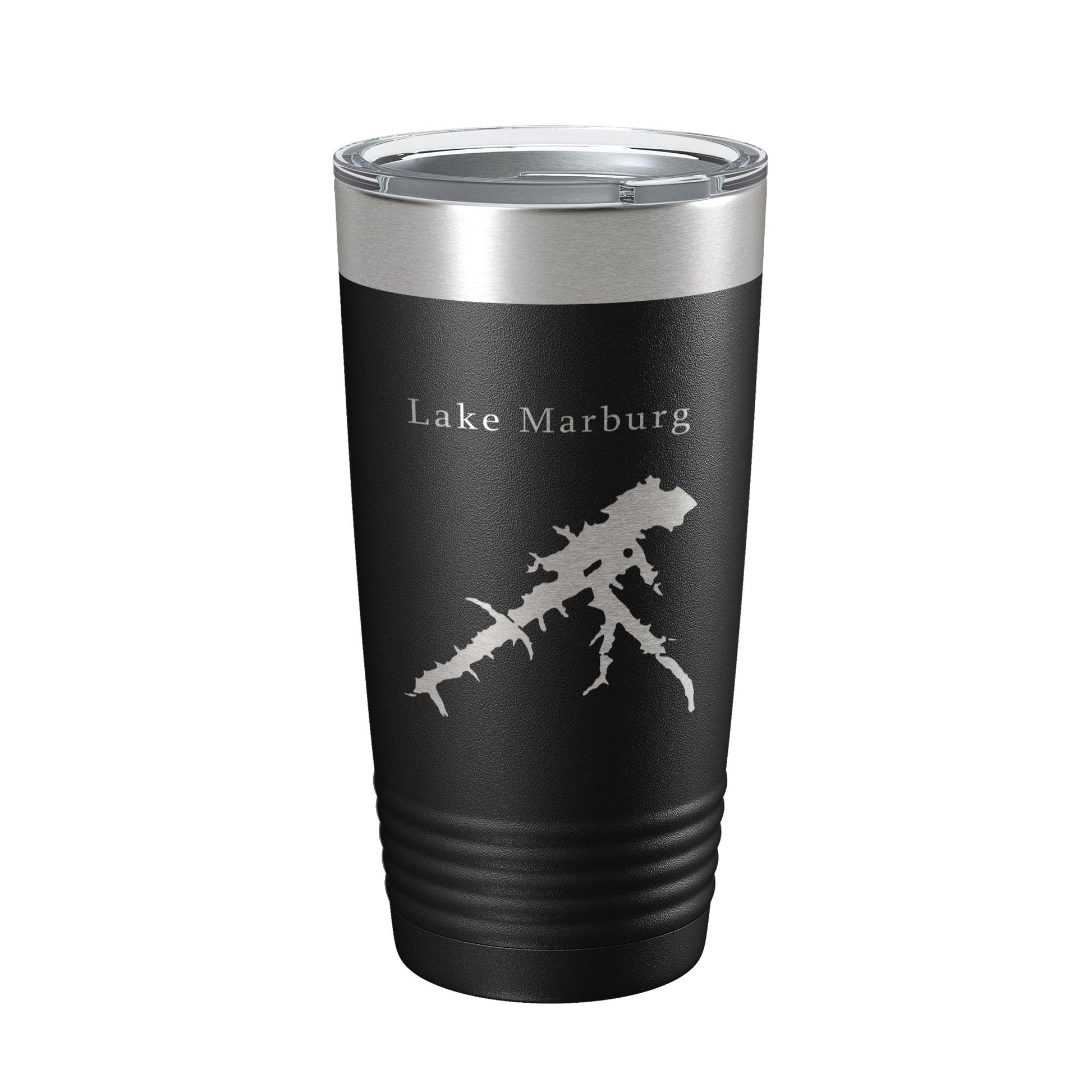 Lake Marburg Map Tumbler Travel Mug Insulated Laser Engraved Coffee Cup Pennsylvania 20 oz-5