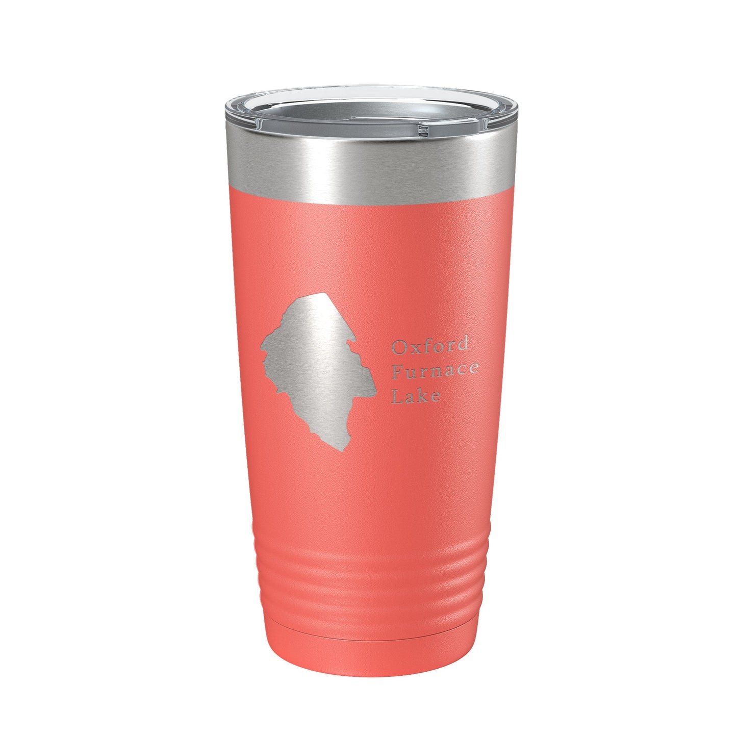 Oxford Furnace Lake Map Tumbler Travel Mug Insulated Laser Engraved Coffee Cup New Jersey 20 oz-20