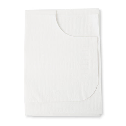 Patient Exam Gown McKesson One Size Fits Most White Disposable