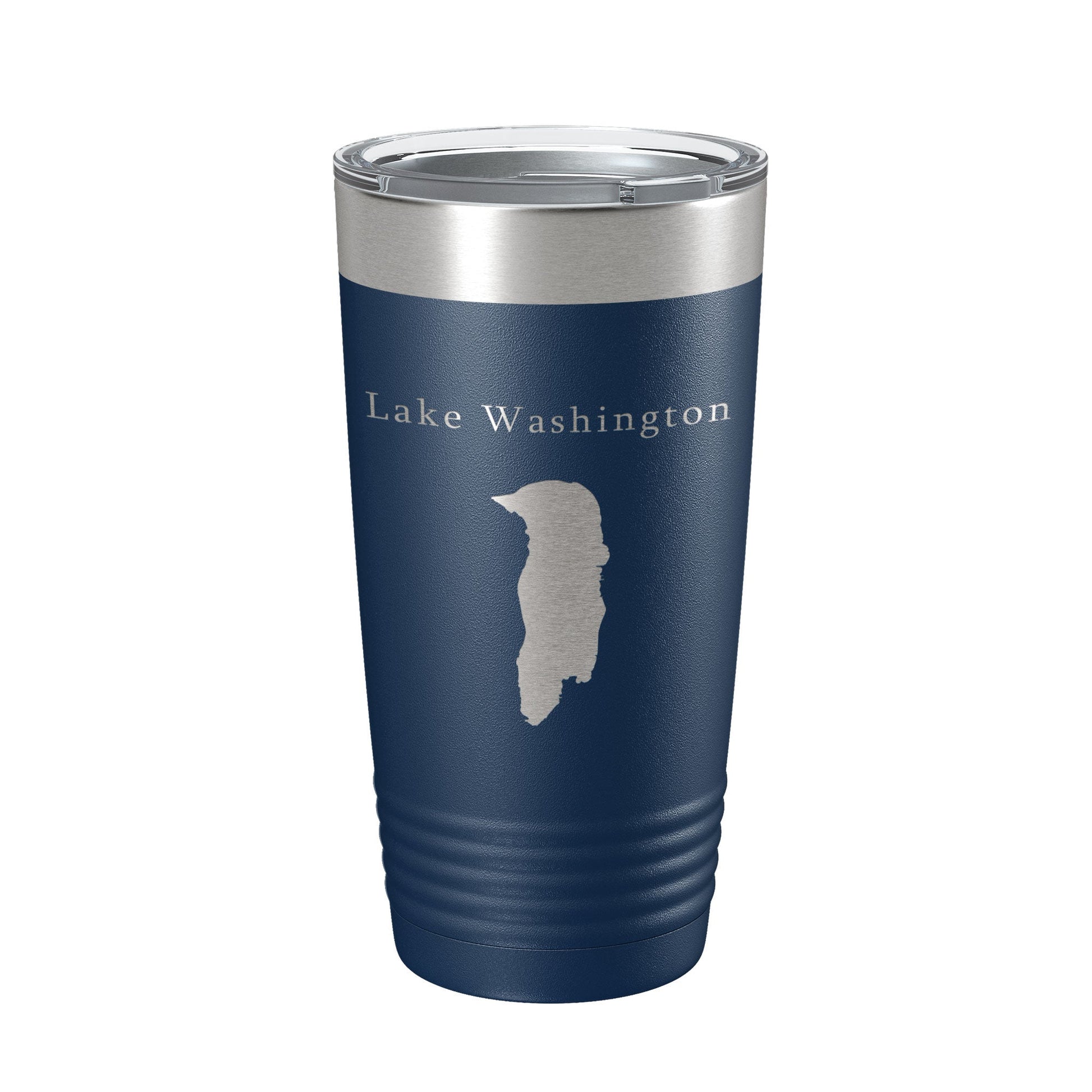 Lake Washington Map Tumbler Travel Mug Insulated Laser Engraved Coffee Cup Florida 20 oz-2