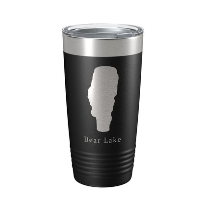 Bear Lake Map Tumbler Travel Mug Insulated Laser Engraved Coffee Cup Idaho 20 oz-5