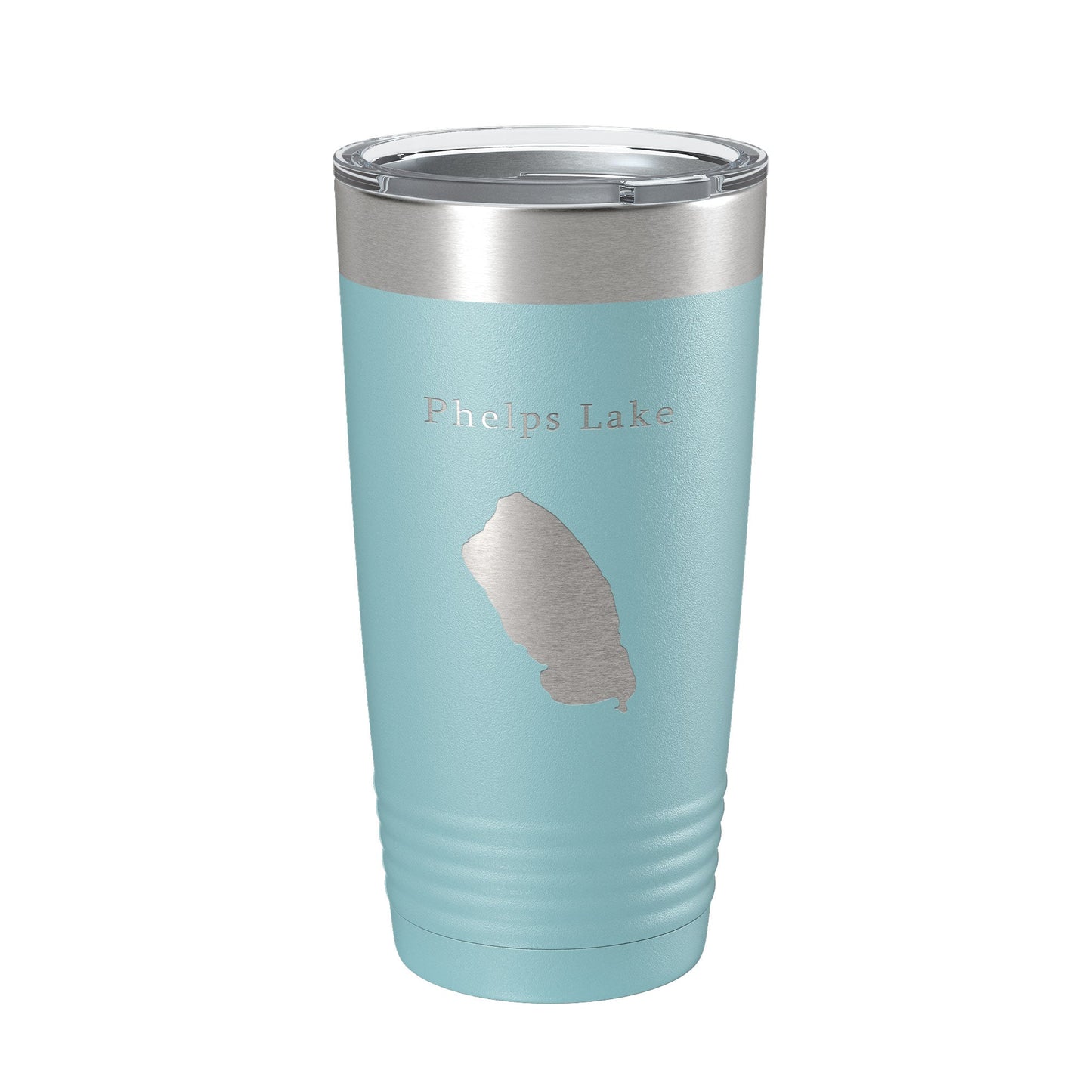 Phelps Lake Map Tumbler Travel Mug Insulated Laser Engraved Coffee Cup Wyoming 20 oz-13