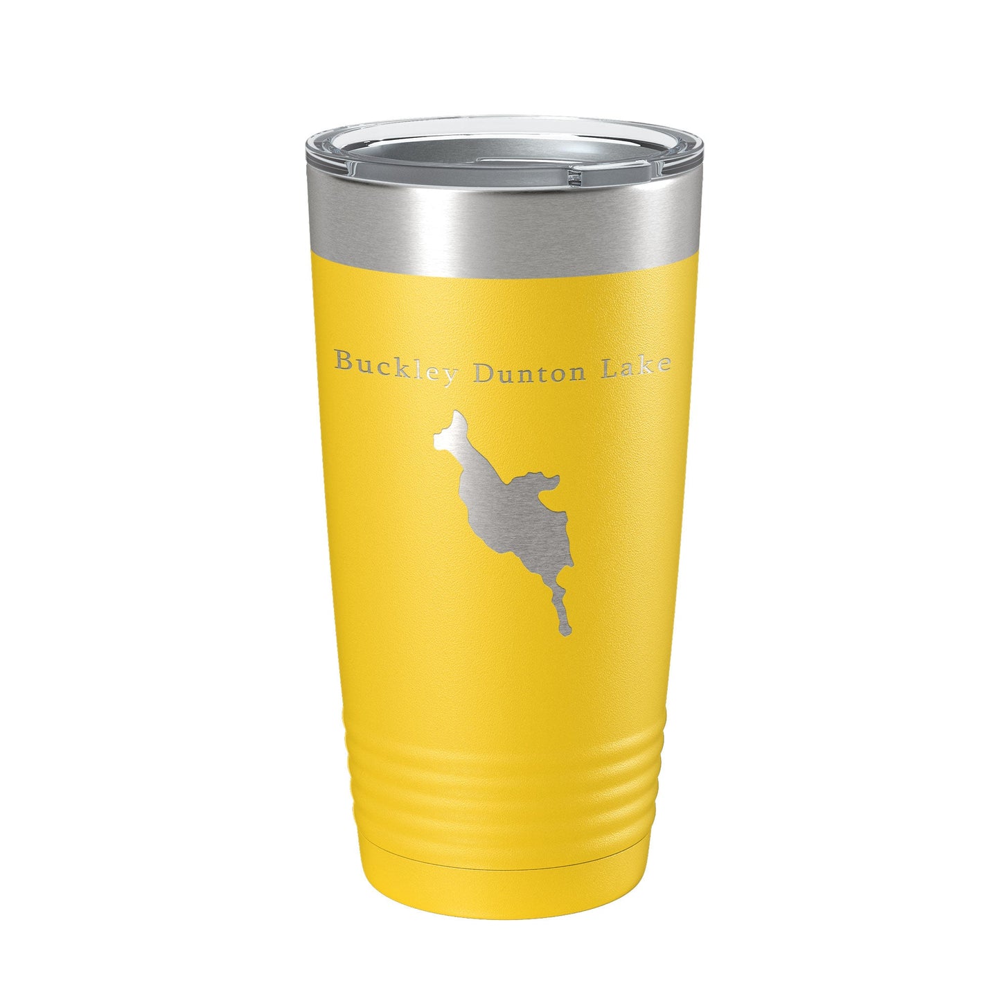 Buckley Dunton Lake Map Tumbler Travel Mug Insulated Laser Engraved Coffee Cup Massachusetts 20 oz-19