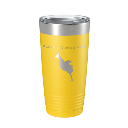 Buckley Dunton Lake Map Tumbler Travel Mug Insulated Laser Engraved Coffee Cup Massachusetts 20 oz-19