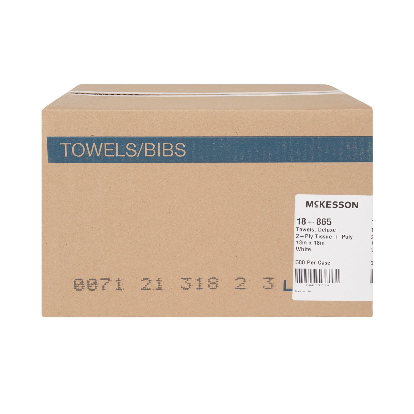 Procedure Towel McKesson 13 W X 18 L Inch White NonSterile