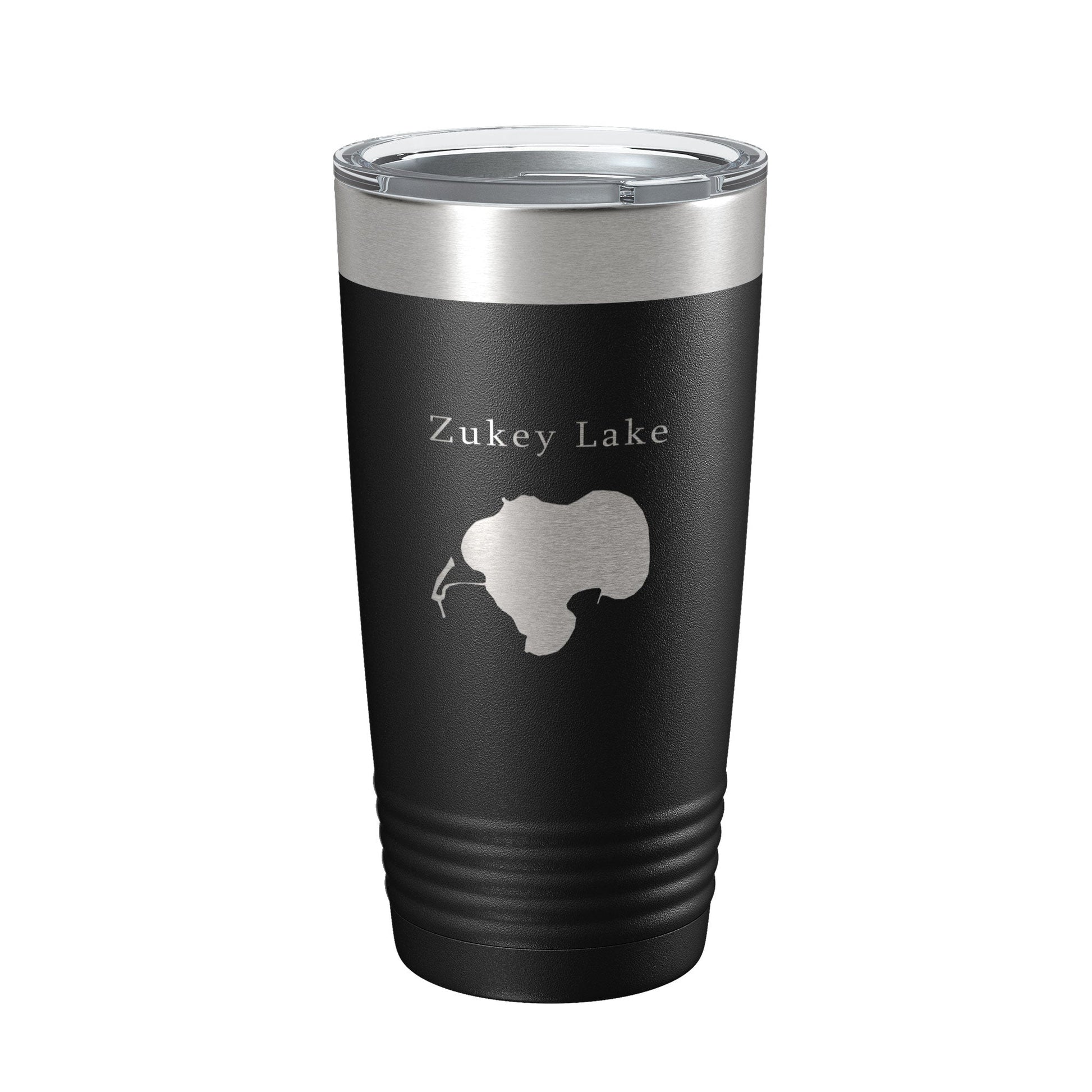 Zukey Lake Map Tumbler Travel Mug Insulated Laser Engraved Coffee Cup Huron River Chain of Lakes Michigan 20 oz-5