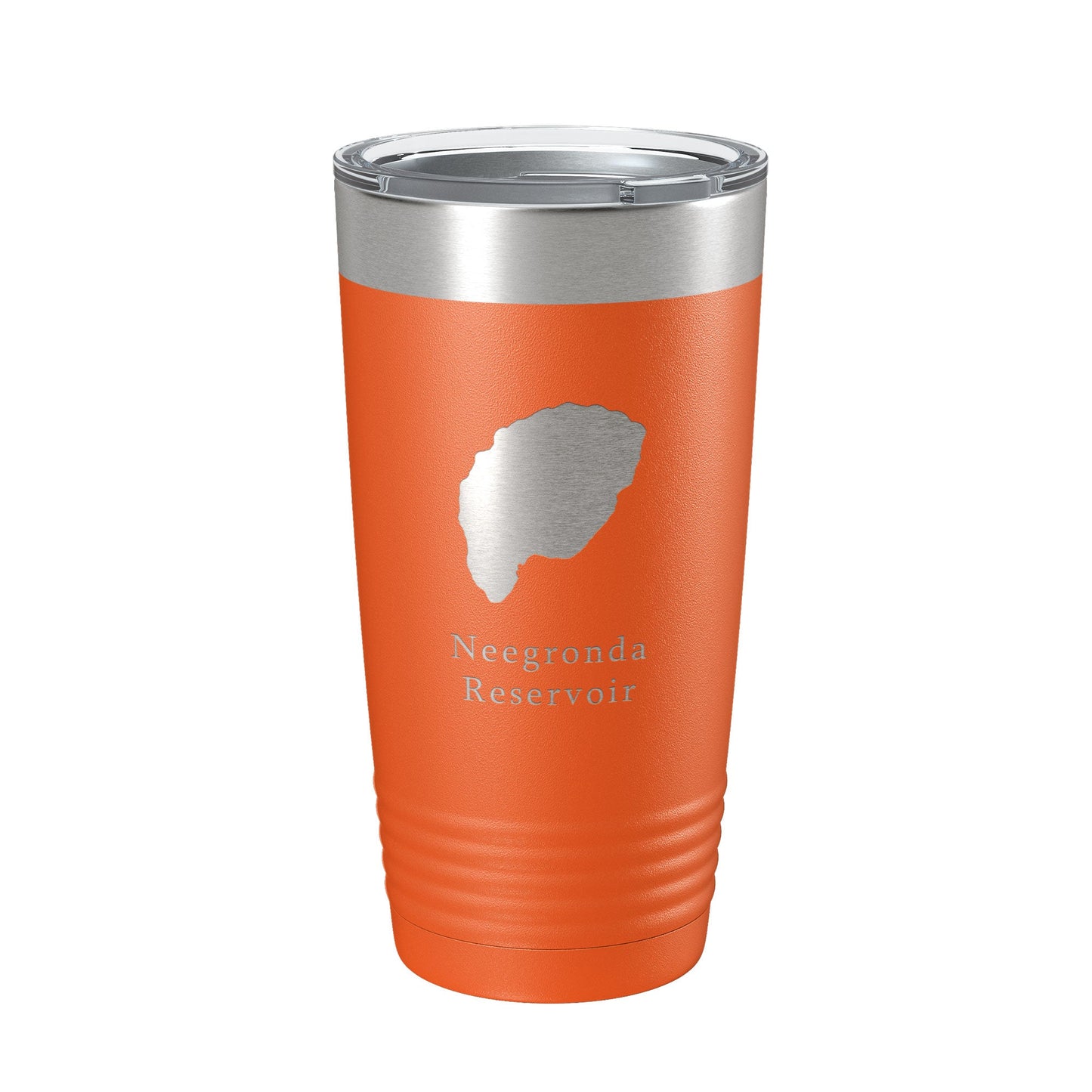 Neegronda Reservoir Tumbler Lake Map Travel Mug Insulated Laser Engraved Coffee Cup Colorado 20 oz-17