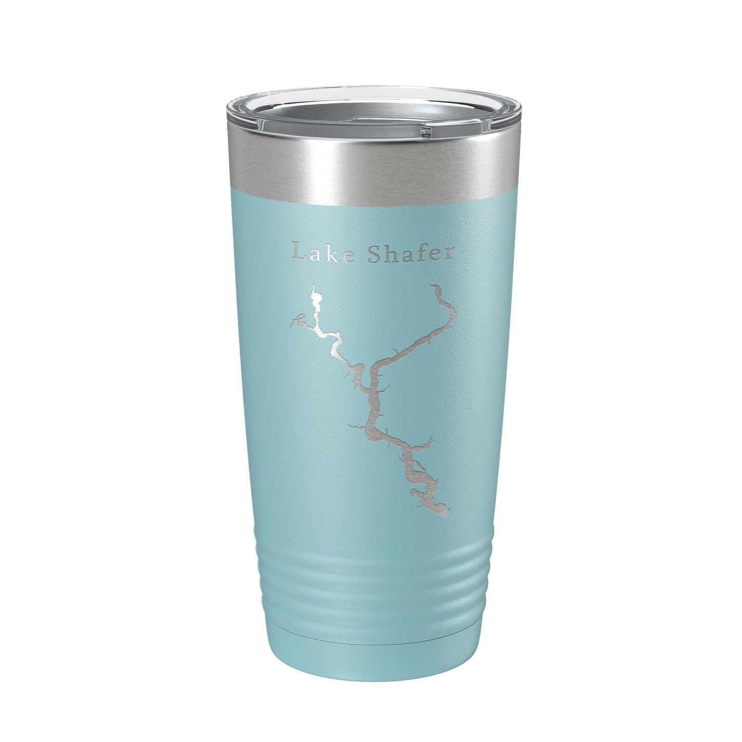 Lake Shafer Map Tumbler Travel Mug Insulated Laser Engraved Coffee Cup Indiana 20 oz-13