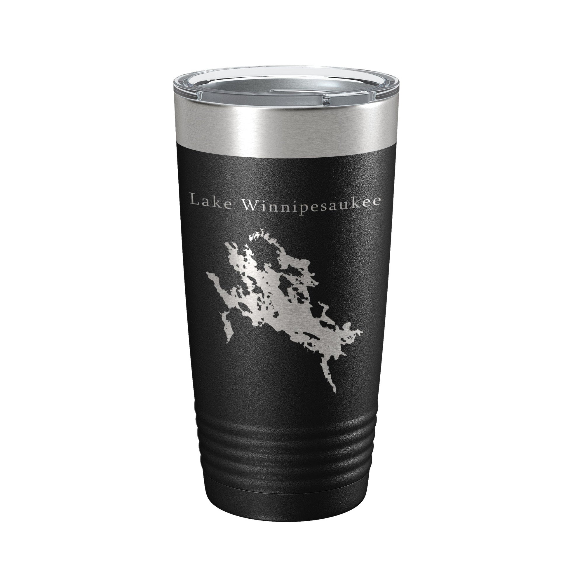 Lake Winnipesaukee Map Tumbler Travel Mug Insulated Laser Engraved Coffee Cup New Hampshire 20 oz-0