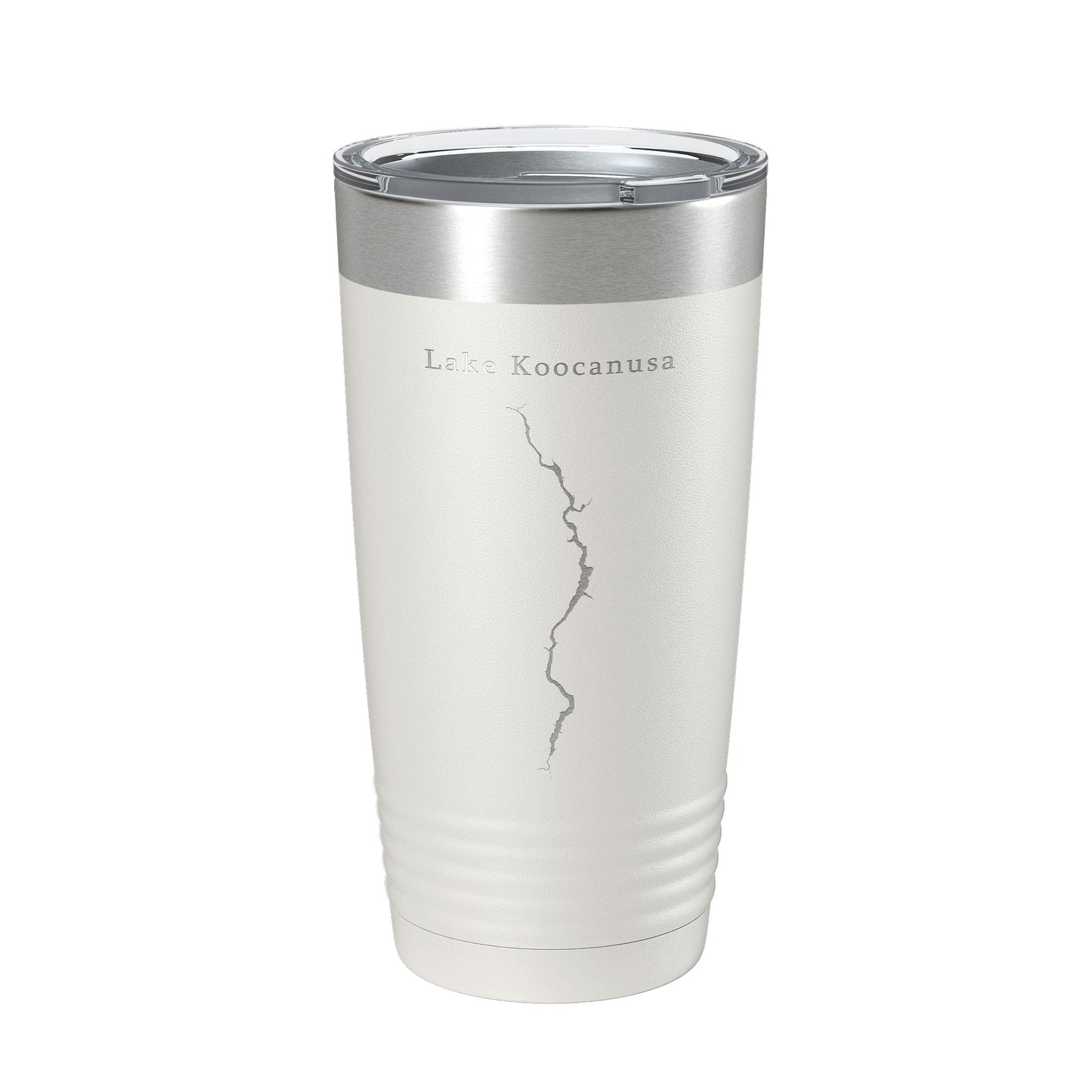 Lake Koocanusa Map Tumbler Travel Mug Insulated Laser Engraved Coffee Cup Montana British Columbia 20 oz-7