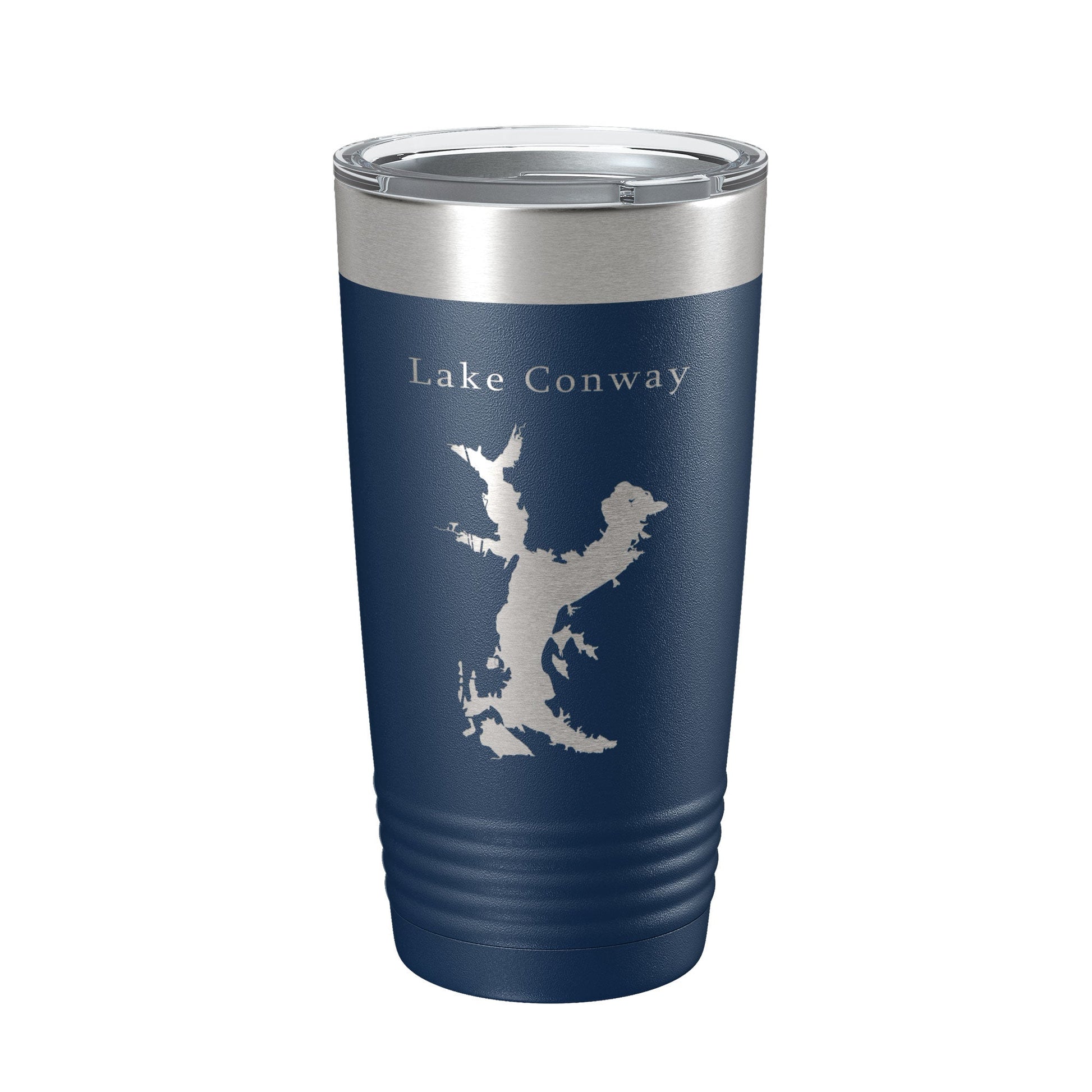 Lake Conway Map Tumbler Travel Mug Insulated Laser Engraved Coffee Cup Arkansas 20 oz-2