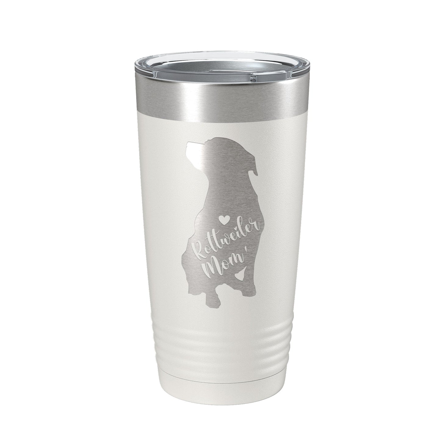 Rottweiler Mom Tumbler Dog Travel Mug Gift Insulated Laser Engraved Coffee Cup Rottie 20 oz-7