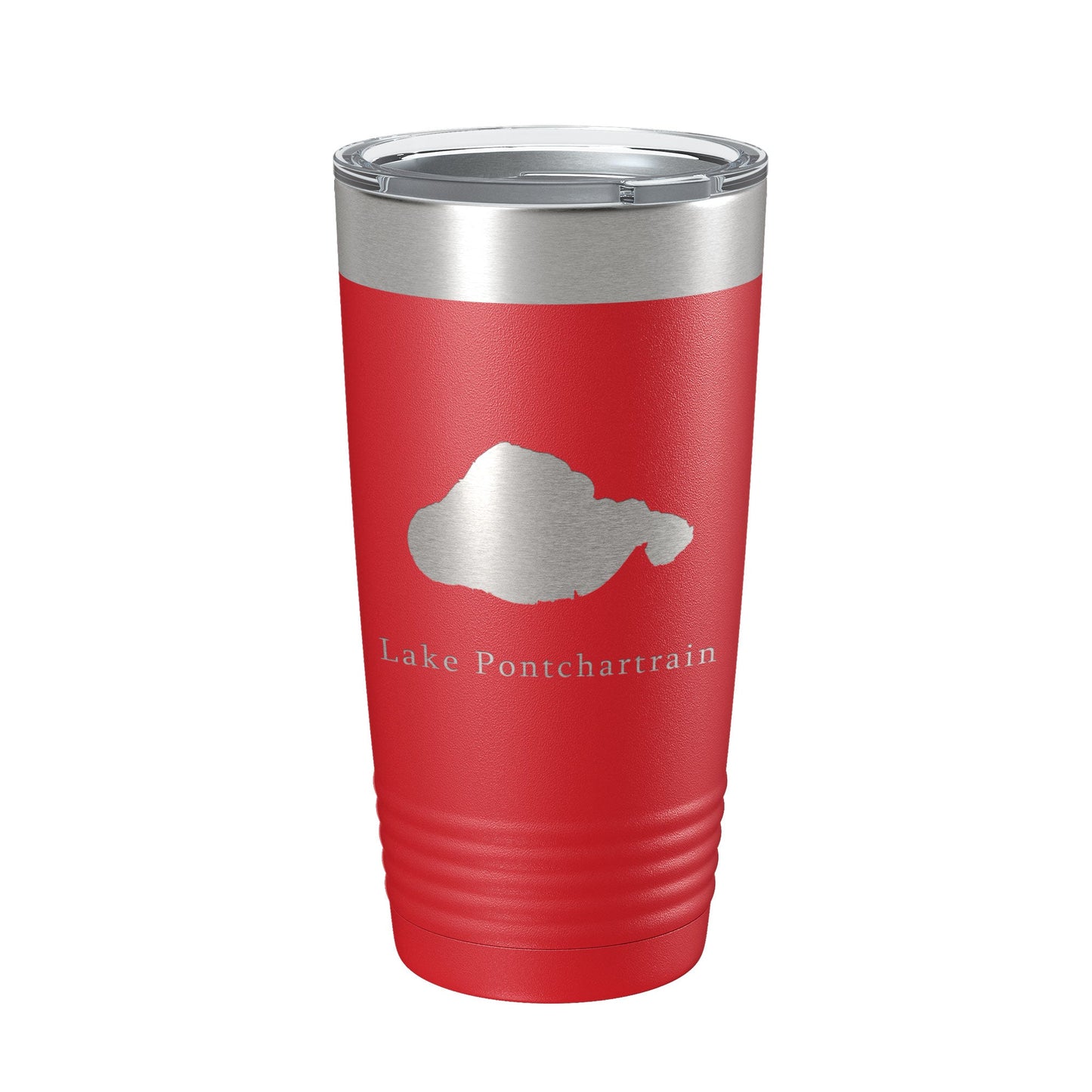 Lake Pontchartrain Map Tumbler Travel Mug Insulated Laser Engraved Coffee Cup New Orleans, Louisiana 20 oz-10