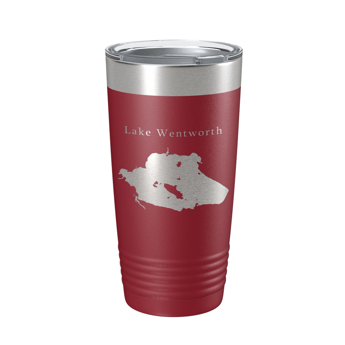 Lake Wentworth Map Tumbler Travel Mug Insulated Laser Engraved Coffee Cup New Hampshire 20 oz-18
