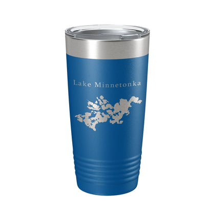 Lake Minnetonka Map Tumbler Travel Mug Insulated Laser Engraved Coffee Cup Minnesota 20 oz-6
