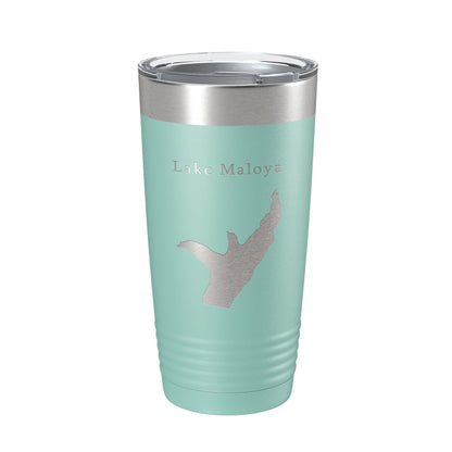 Lake Maloya Map Tumbler Travel Mug Insulated Laser Engraved Coffee Cup New Mexico Colorado 20 oz-12