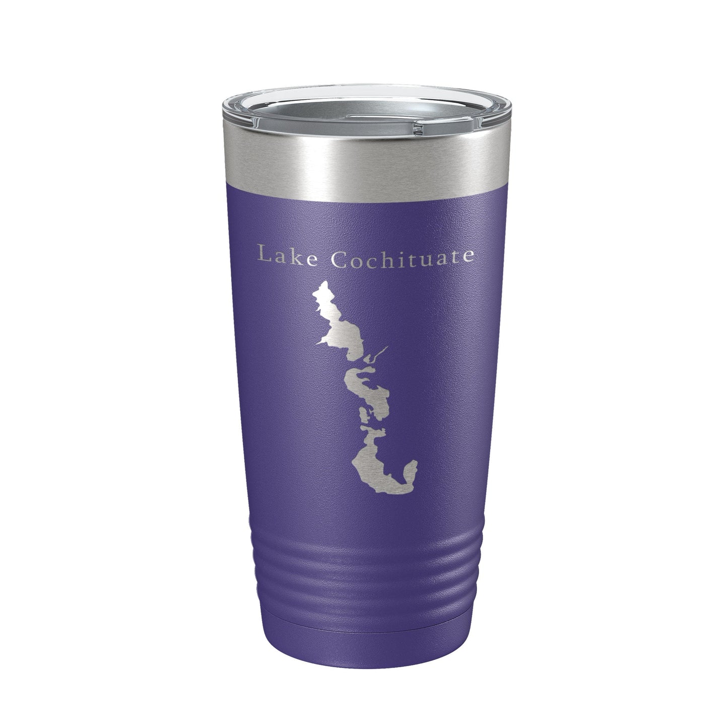 Lake Cochituate Map Tumbler Travel Mug Insulated Laser Engraved Coffee Cup Massachusetts 20 oz-15