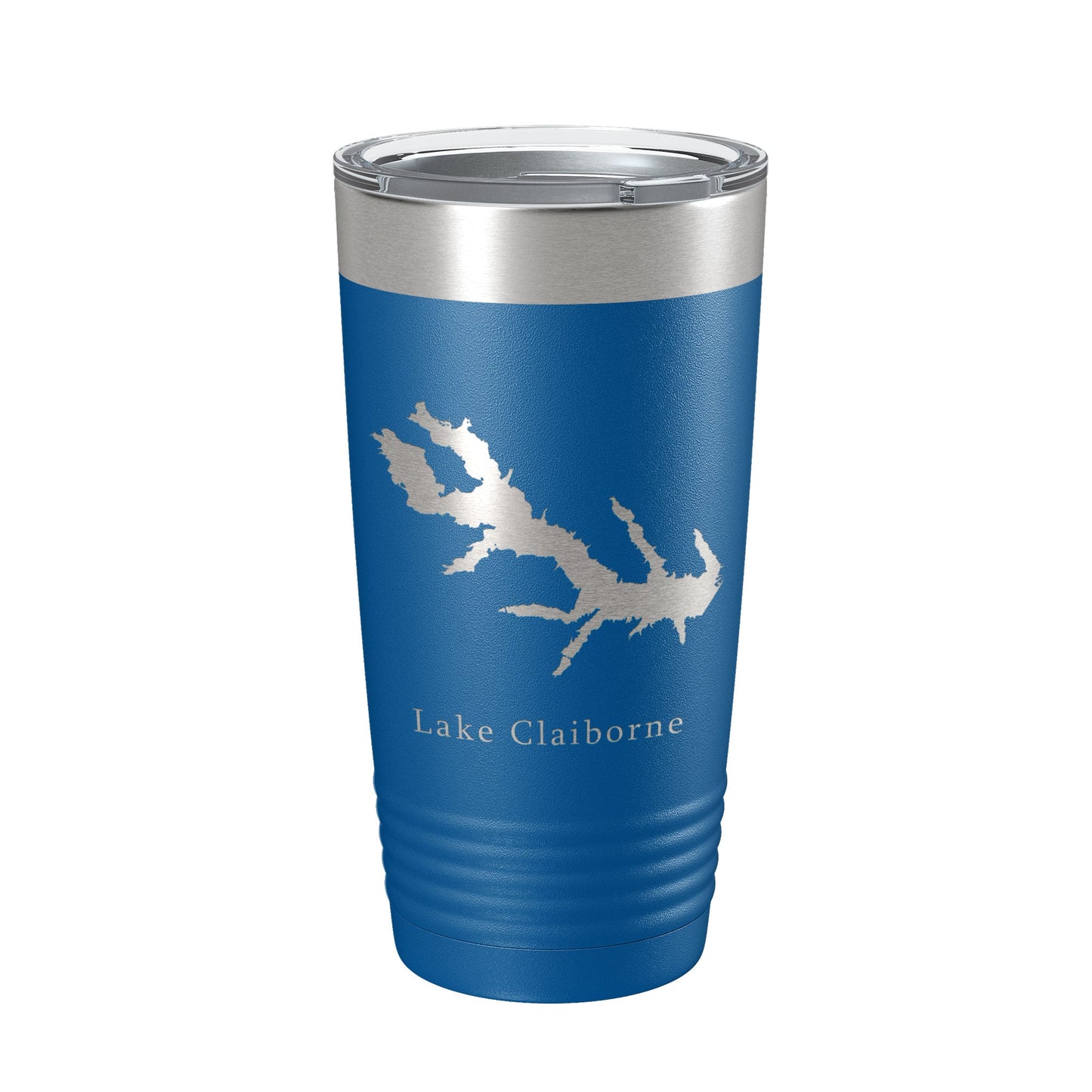 Lake Claiborne Map Tumbler Travel Mug Insulated Laser Engraved Coffee Cup Louisiana 20 oz-6