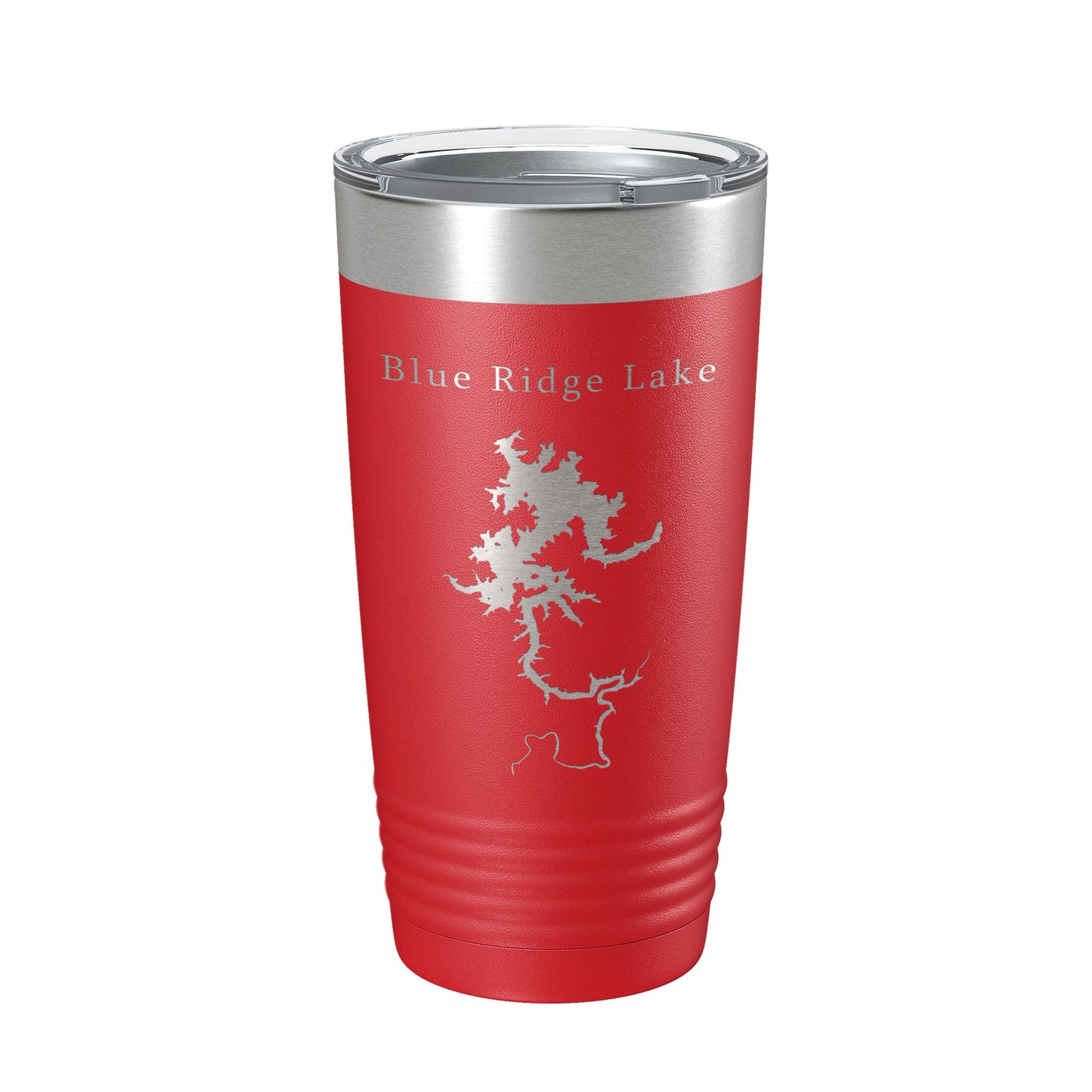 Blue Ridge Lake Map Tumbler Travel Mug Insulated Laser Engraved Coffee Cup Georgia 20 oz-10
