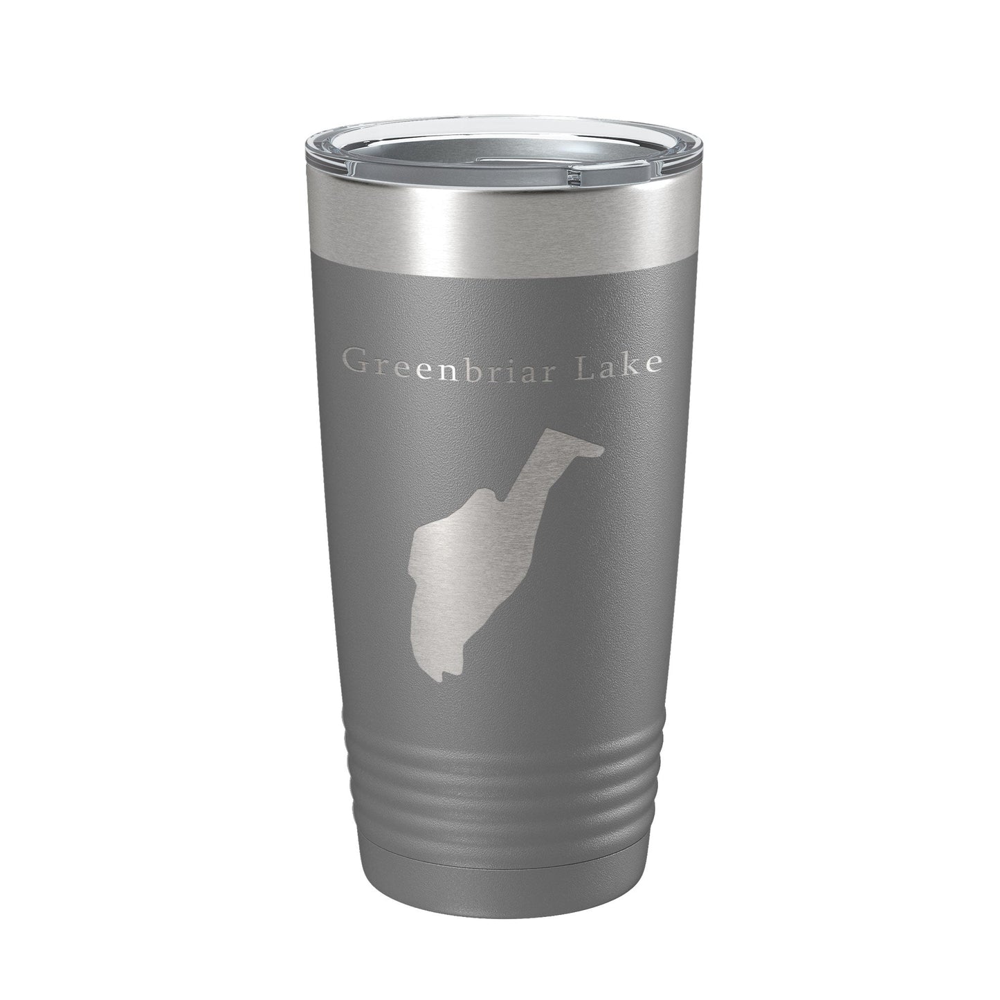 Greenbriar Lake Map Tumbler Travel Mug Insulated Laser Engraved Coffee Cup Maryland 20 oz-16
