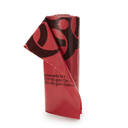 Biohazard Waste Bag McKesson 30 to 33 gal. Red LLDPE 31 X 41 Inch