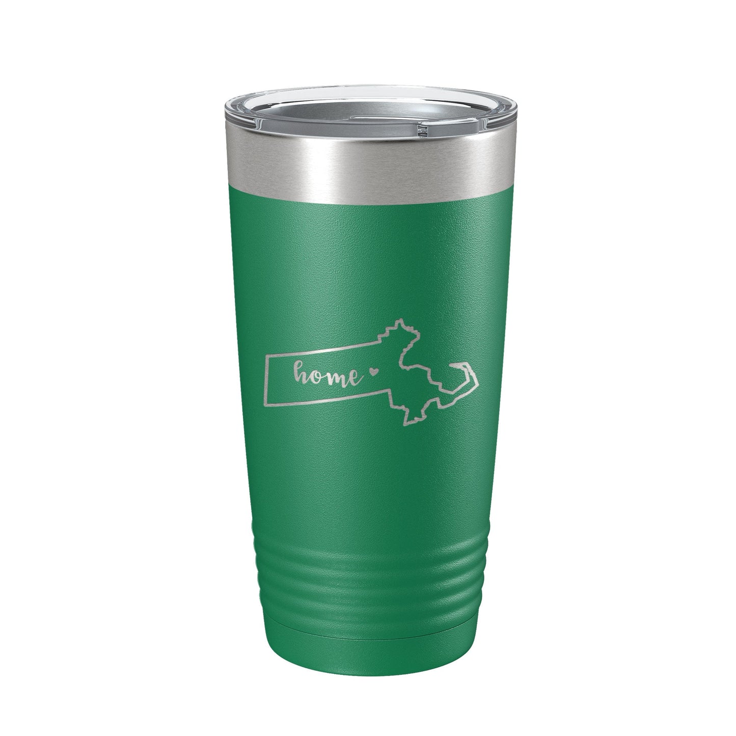 Massachusetts Tumbler Home State Travel Mug Insulated Laser Engraved Map Coffee Cup 20 oz-9