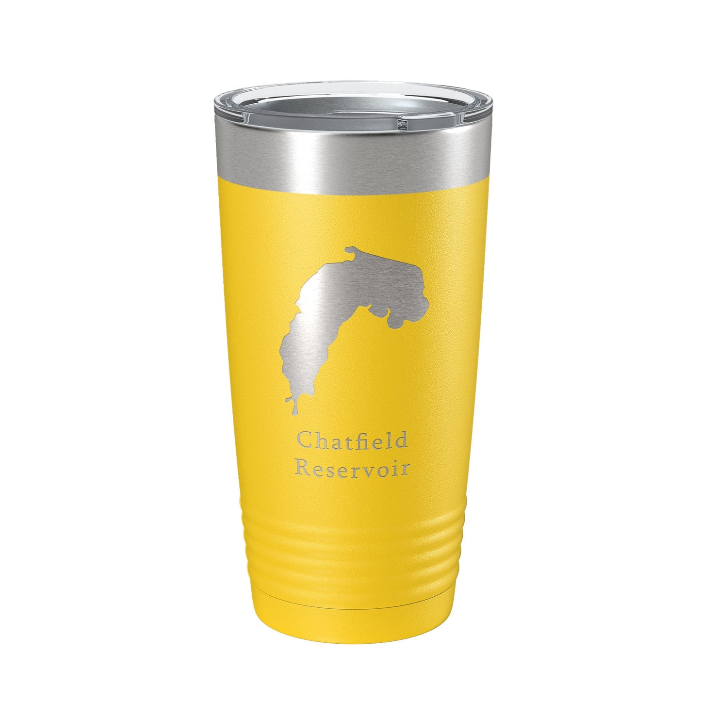 Chatfield Reservoir Tumbler Lake Map Travel Mug Insulated Laser Engraved Coffee Cup Colorado 20 oz-4