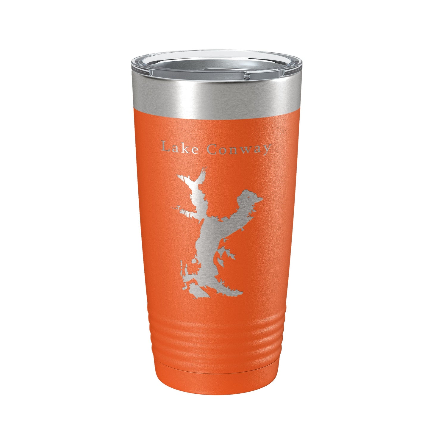 Lake Conway Map Tumbler Travel Mug Insulated Laser Engraved Coffee Cup Arkansas 20 oz-17