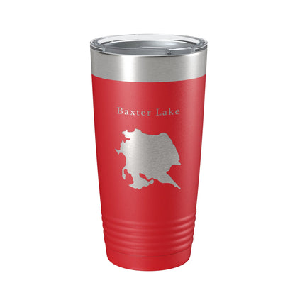 Baxter Lake Map Tumbler Travel Mug Insulated Laser Engraved Coffee Cup Rochester New Hampshire 20 oz-10