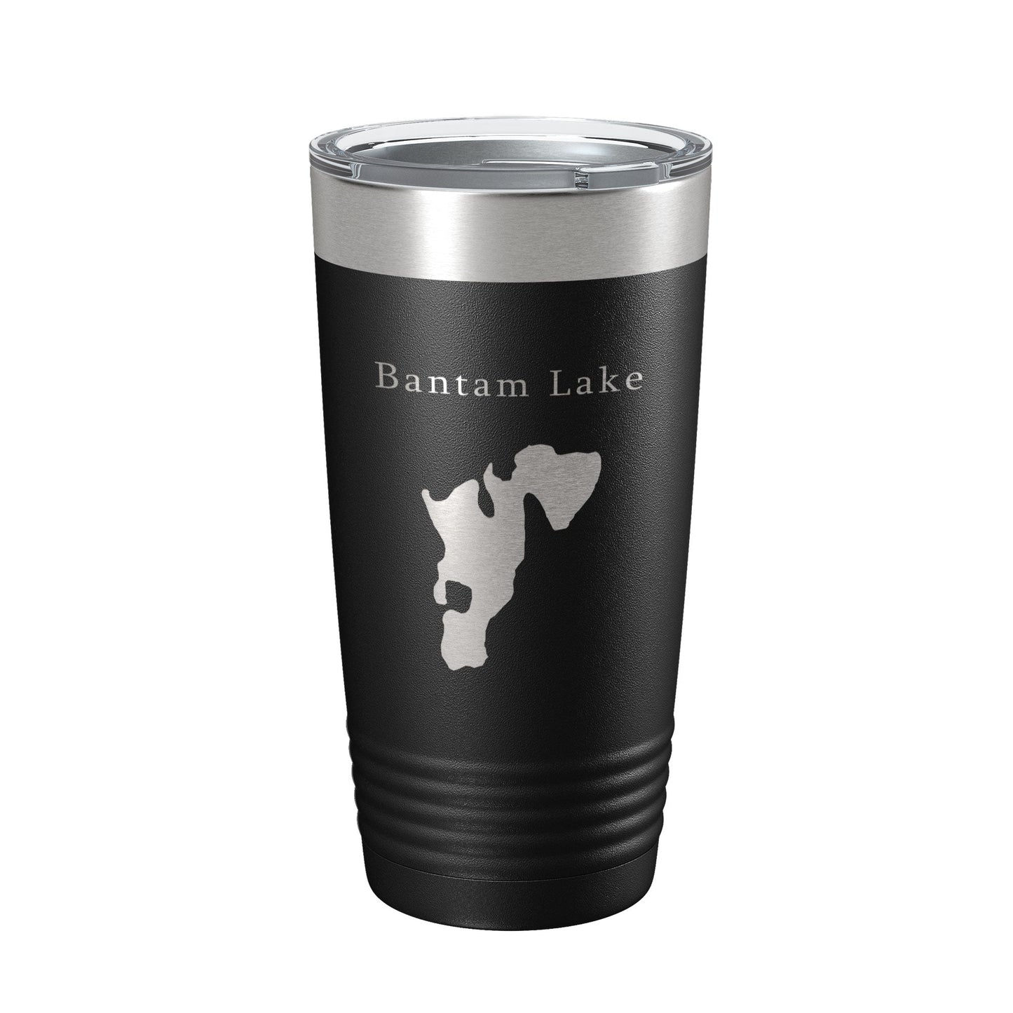Bantam Lake Map Tumbler Travel Mug Insulated Laser Engraved Coffee Cup Connecticut 20 oz-5