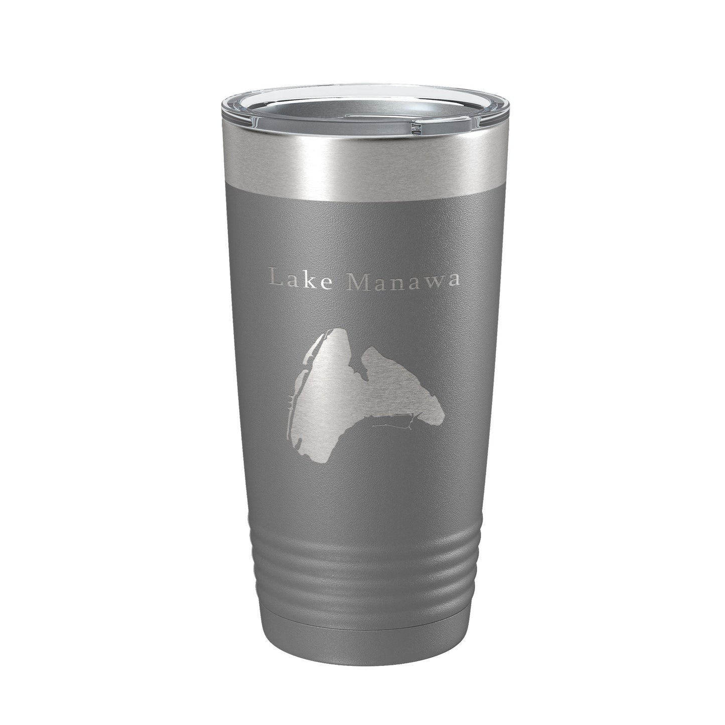 Lake Manawa Map Tumbler Travel Mug Insulated Laser Engraved Coffee Cup Iowa 20 oz-16