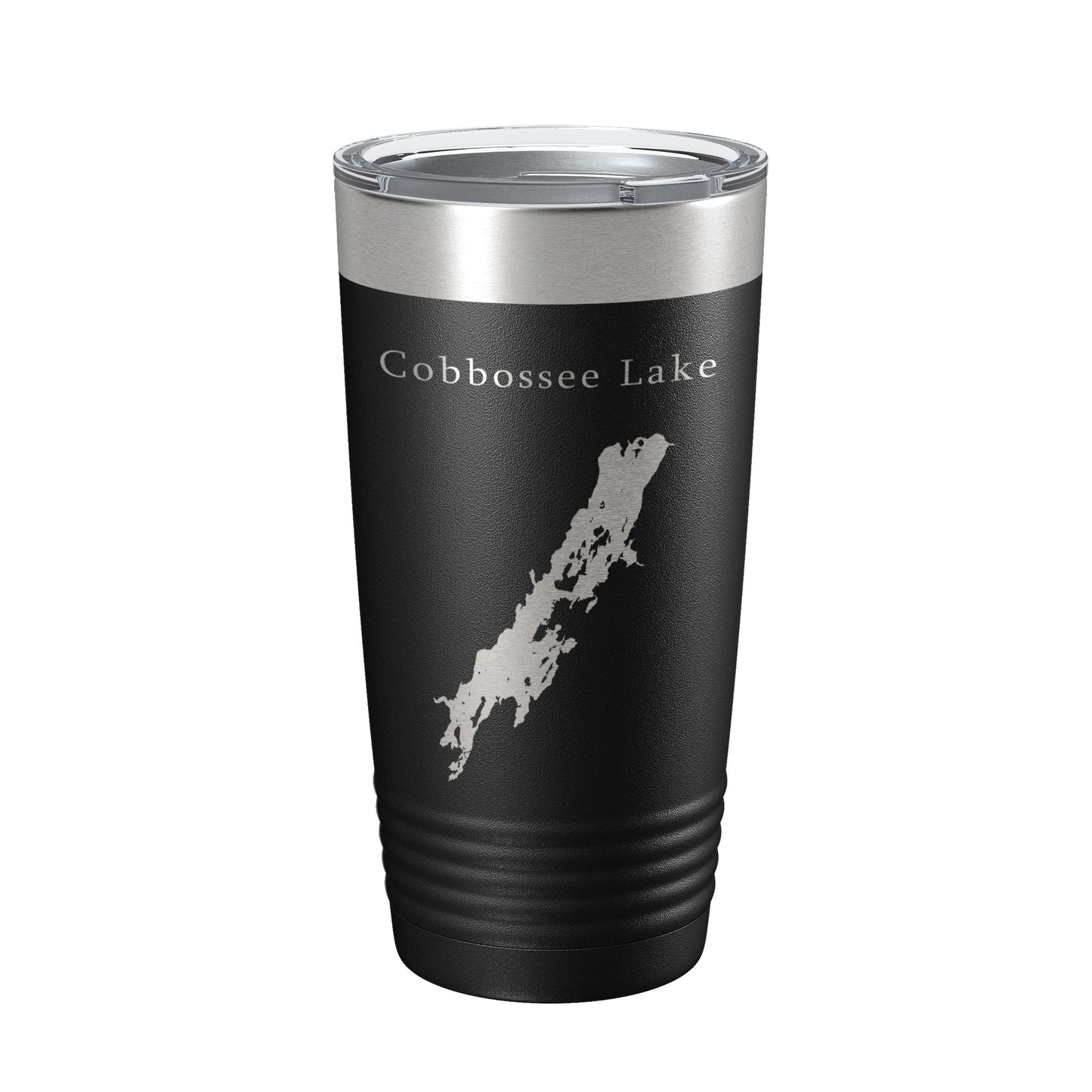 Cobbossee Lake Map Tumbler Travel Mug Insulated Laser Engraved Coffee Cup Maine 20 oz-5