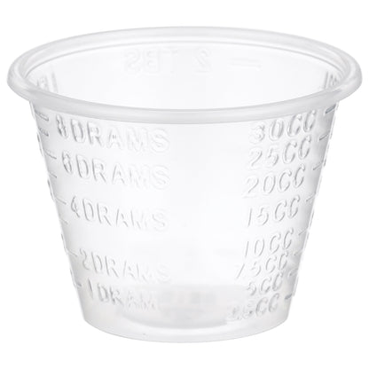 Medicine Cup McKesson 1 oz. Clear Plastic Disposable NonSterile