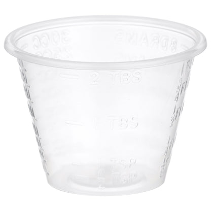 Medicine Cup McKesson 1 oz. Clear Plastic Disposable NonSterile