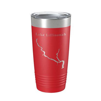 Lake Lillinonah Map Tumbler Travel Mug Insulated Laser Engraved Coffee Cup Housatonic River Connecticut 20 oz-10