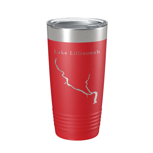 Lake Lillinonah Map Tumbler Travel Mug Insulated Laser Engraved Coffee Cup Housatonic River Connecticut 20 oz-10