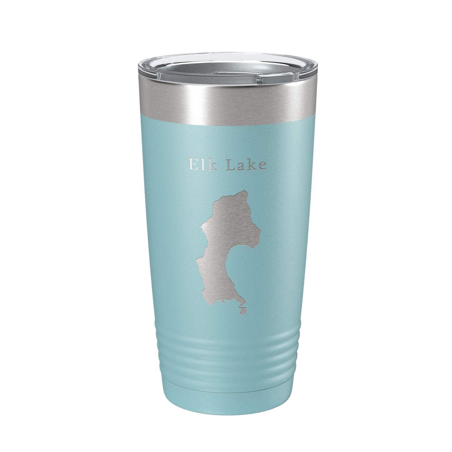 Elk Lake Map Tumbler Travel Mug Insulated Laser Engraved Coffee Cup Oregon 20 oz-13